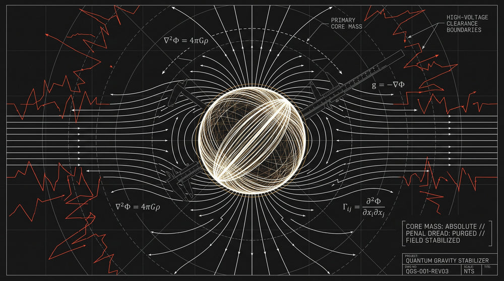 Technical CAD schematic displaying high-voltage gravitational field calibration and filial reverence dynamics for Inquiry 017.