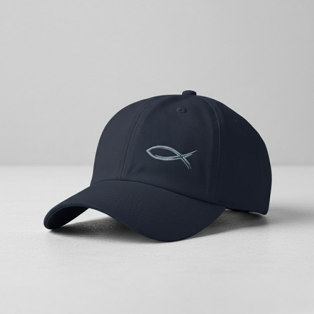"Jesus Fish" Embroidered Hat - Selah Supply Co.