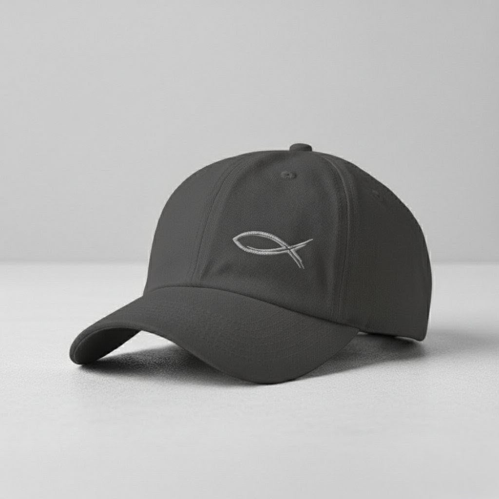 "Jesus Fish" Embroidered Hat - Selah Supply Co.