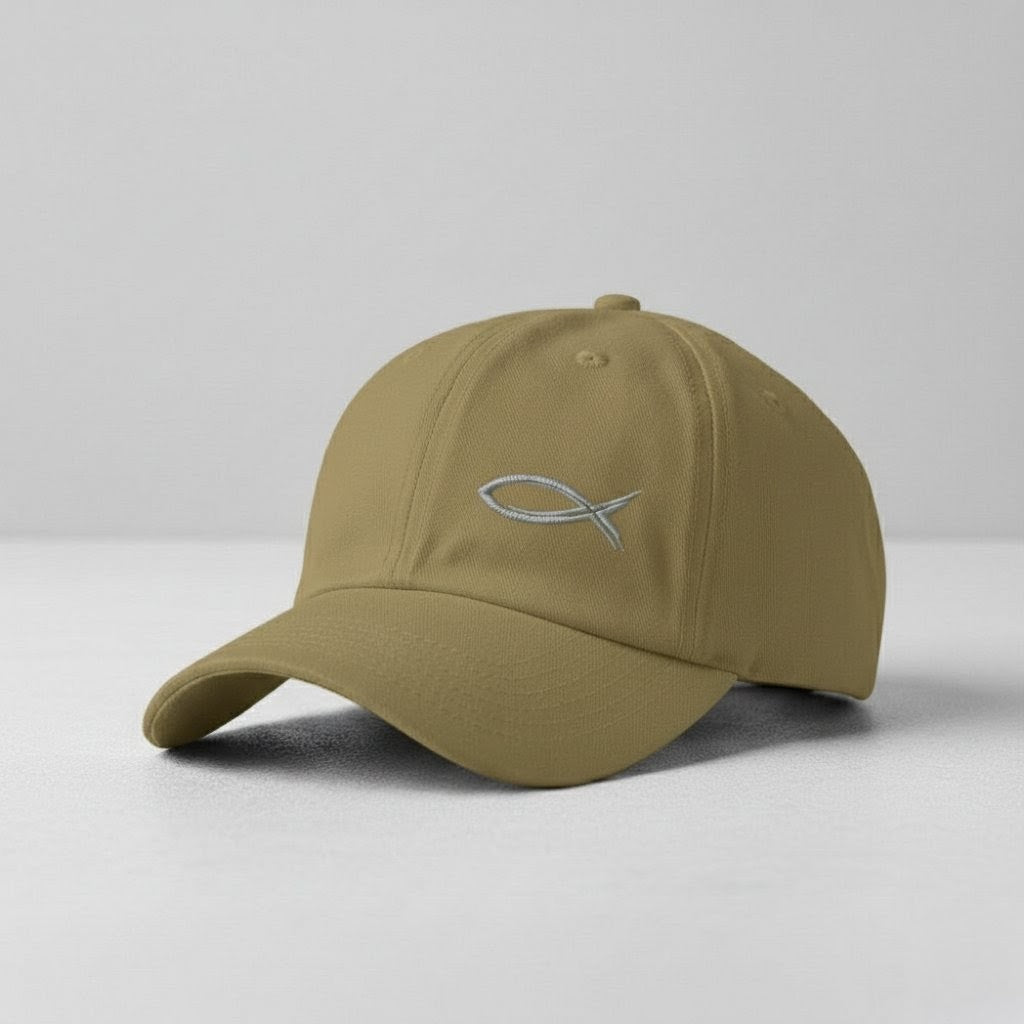 "Jesus Fish" Embroidered Hat - Selah Supply Co.